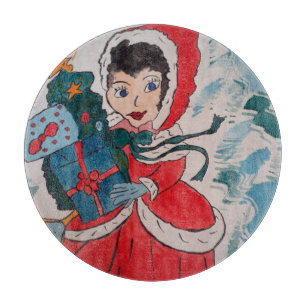 Planche À Découper Père Noël Helper Christmas