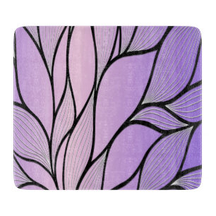 Planche À Découper Perle violet de créateur de laisser Motif verre