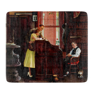 Planche À Découper Permis de mariage par Norman Rockwell