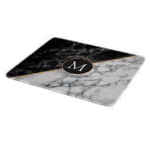 Planche À Découper Personnalisé Votre Lettre Faux Marble Cutting Boar