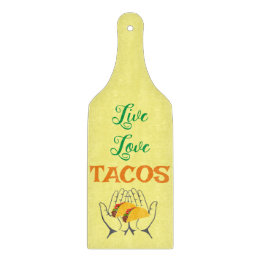 Planche À Découper Personnalisez Live Love Tacos par Handfull