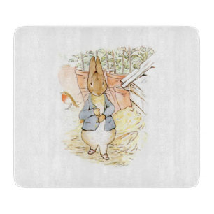 Planche À Découper Peter Rabbit dans le jardin (par Beatrix Potter)