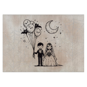 Planche À Découper Petit Couple Effrayant