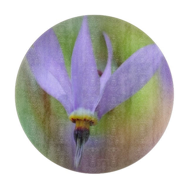 Planche À Découper Petite Lavande violette Fleur sauvage Nature (Devant)