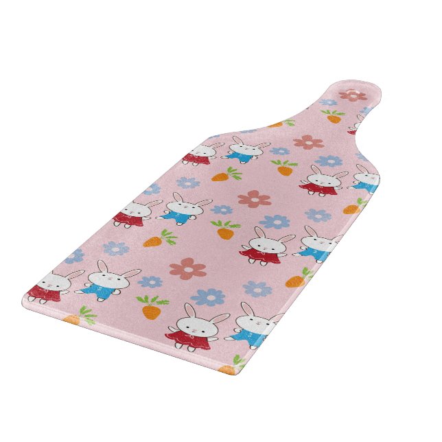 Planche À Découper Petits lapins motif (Coin)