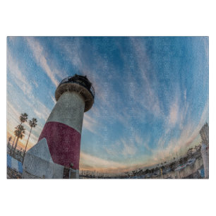 Planche À Découper Phare du port d'Oceanside