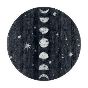 Planche À Découper Phases du tableau de découpage de la lune