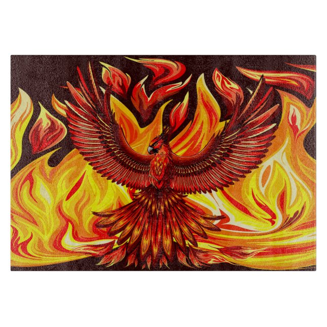 Planche À Découper Phoenix mythologique immortelle Créature (Devant)