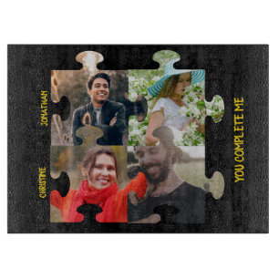 Planche À Découper Photo de pièce de puzzle personnalisée Vous me com