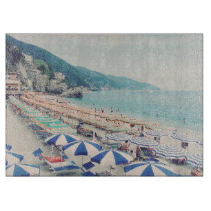 Planche À Découper Photo pittoresque de voyage de plage d'amusement