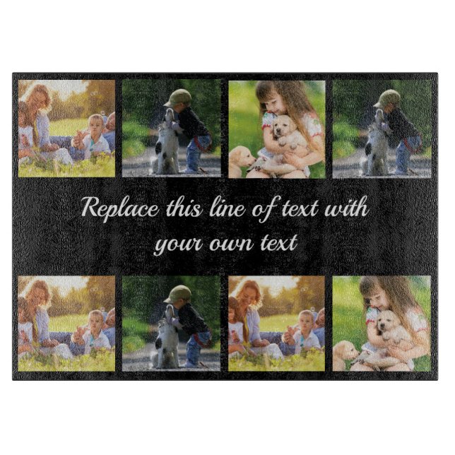 Planche À Découper photocollage et texte (Devant)