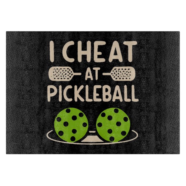 Planche À Découper Pickleball Drôle (Devant)