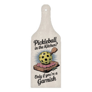 Planche À Découper Pickleball Drôle Dans La Cuisine Garniture