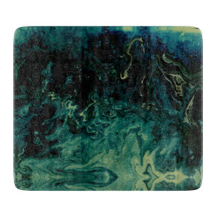 Planche À Découper Pierre de marbre verte naturelle de décor