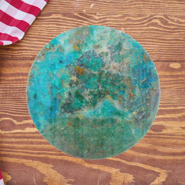 Planche À Découper Pierre minérale bleu Chrysocolla (In Situ)