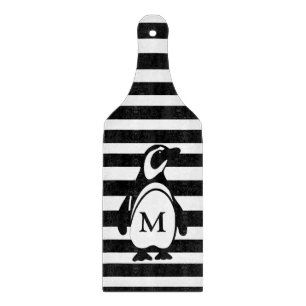 Planche À Découper Pingouin et rayures