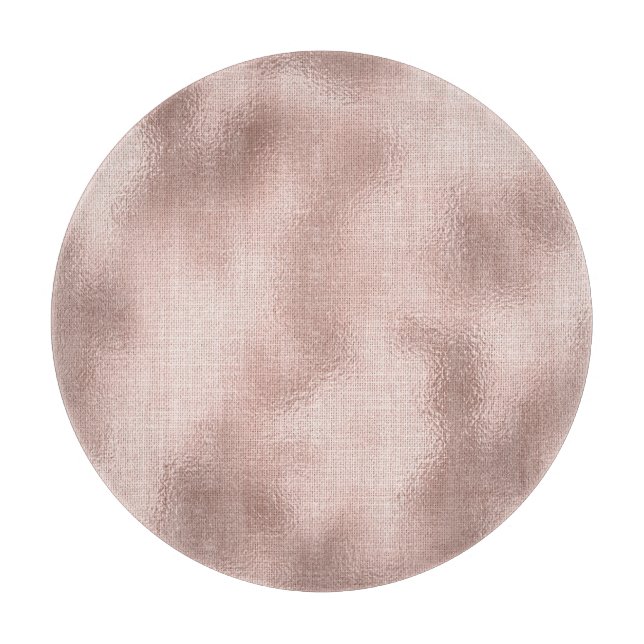 Planche À Découper Pink Blush Rose Gold Glam Étincelle (Devant)