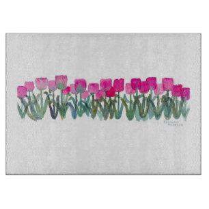 PLANCHE À DÉCOUPER PINK TULIP GROVE CUTBOARD