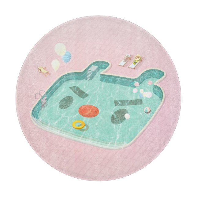 Planche À Découper Piscine (Devant)