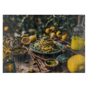 Planche À Découper Pistache sicilienne Pesto Spaghetti à Orchard