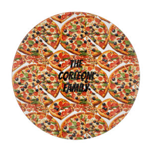 Planche À Découper Pizza amusante, Corleone famille plateau de coupe 