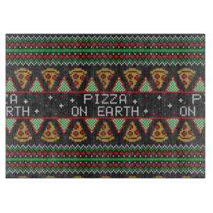 Planche À Découper Pizza Ugly Christmas Sweat
