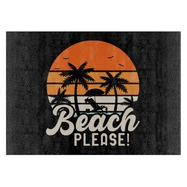 Planche À Découper Plage S'il Vous Plaît (Devant)