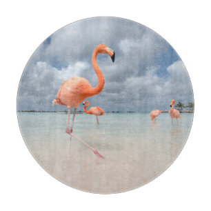 Planche À Découper Plages tropicales   Flamants roses Beach, Aruba