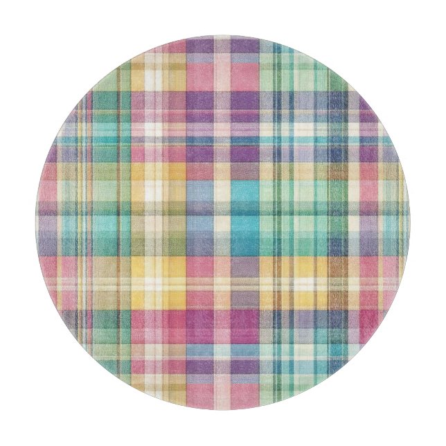 Planche À Découper Plaid au printemps/Pâques/tartan (Devant)