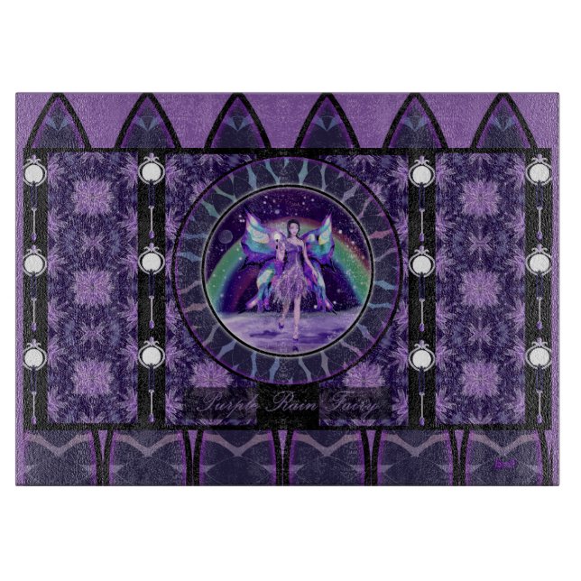 Planche À Découper Plaine violette Fairy Cutting Board (Devant)
