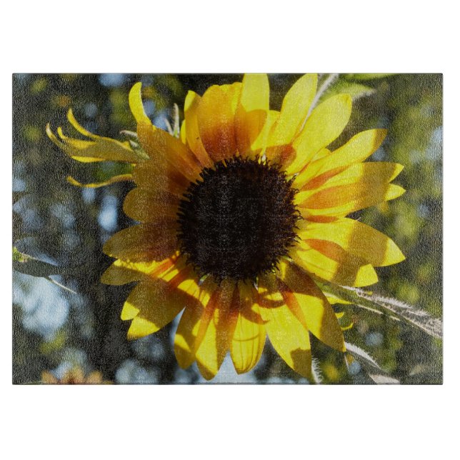 Planche À Découper Planche à coudre Sunny Sunflower (Devant)