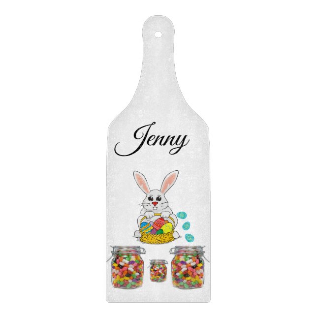 Planche À Découper Planche de coupe en verre de Pâques (Devant)