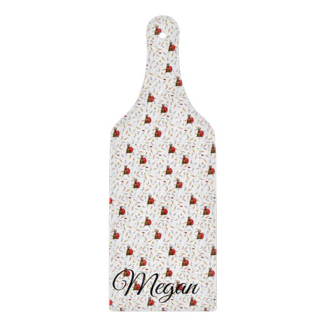 Planche À Découper Planche de coupe en verre de Pâques (Devant)