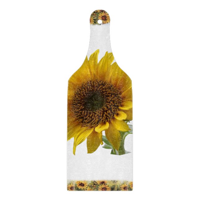 Planche À Découper Planche de coupe en verre Tournesol (Devant)