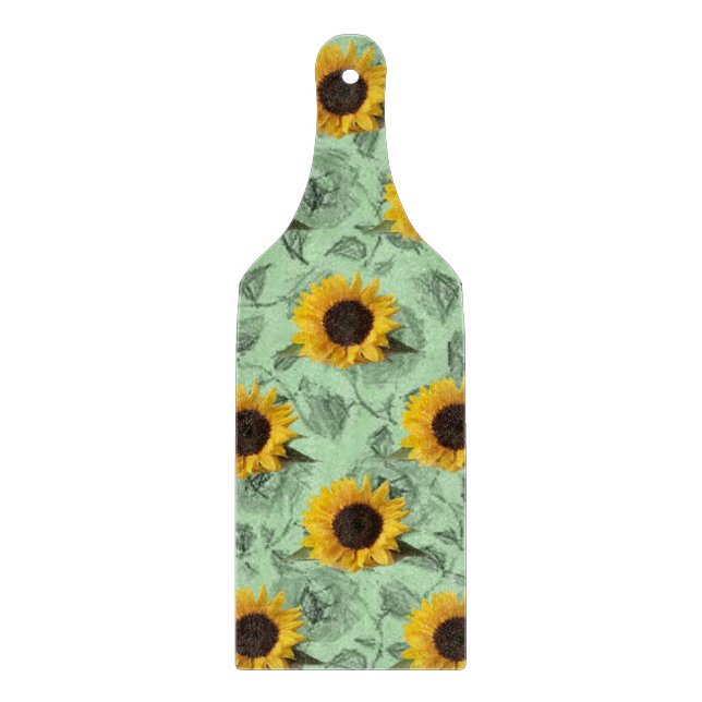 Planche À Découper Planche de coupe en verre Tournesol (Devant)