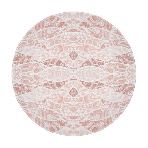 Planche À Découper Planche de découpe de dentelle blanche Faux