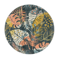 Plantes tropicaux : motif artistique abstrait.