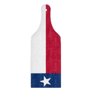 Planche À Découper Plaque de découpe en verre drapeau du Texas