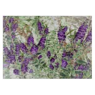 Planche À Découper Plateau de coupe en verre Hebe Lavendar