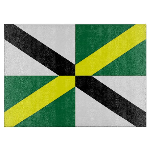 Planche À Découper Plateau de coupe patriotique avec Drapeau de Monte (Devant)