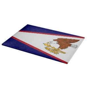 Planche À Découper Plateau de coupe patriotique avec drapeau des Samo
