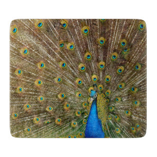 Planche À Découper Plumes de queue de paon