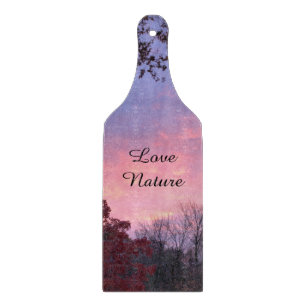 Planche À Découper Plutôt Rose Bleu Sunset Planche Coupe