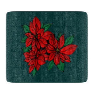 Planche À Découper Poinsettias