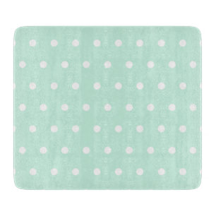 Planche À Découper Point de polka vert en bon état