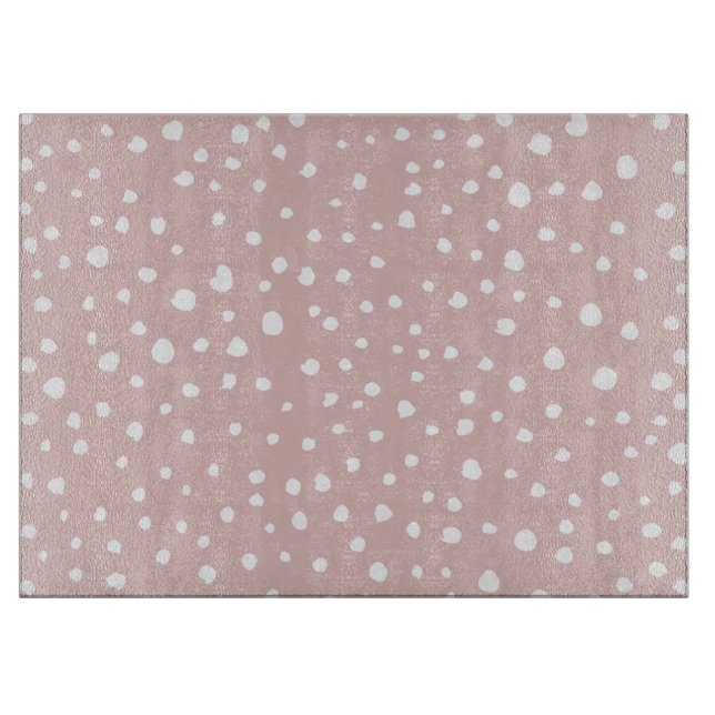 Planche À Découper Points Dalmatiens Rose, Points Dalmatiens, Impress (Devant)