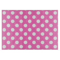 Pois blancs sur rose