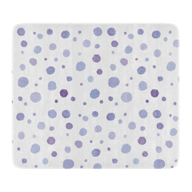 Planche À Découper pois peints à la main (Devant)