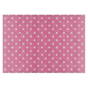 Planche à découper Pois rose