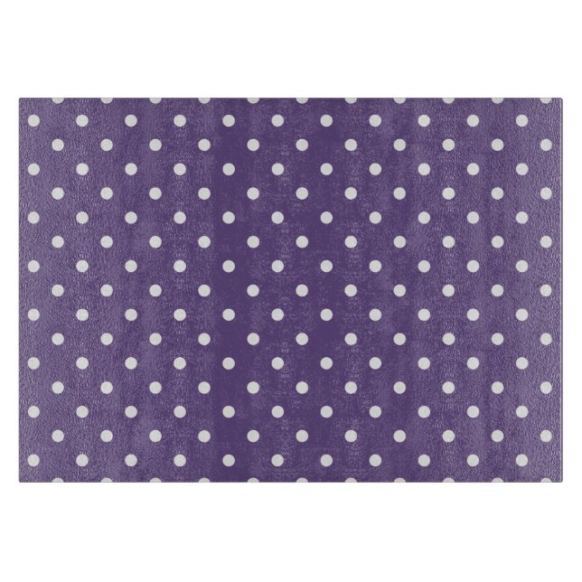 Planche à découper Pois violet (Devant)